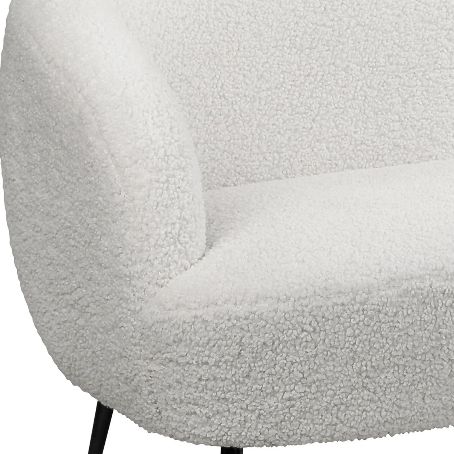 Tori Boucle Tub Sofa - White 8 Tori Boucle Tub Sofa - White - Image 6