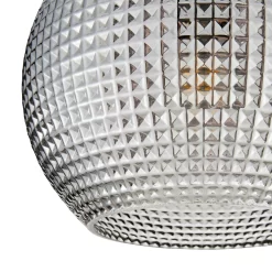 Safi Glass Flush Pendant - Chrome Smoke 10 Safi Glass Flush Pendant - Chrome Smoke -Curver Store 13208300 1364896913050126