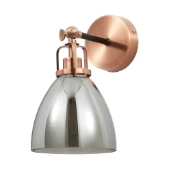Decan Wall Light - Smoke & Copper 10 Decan Wall Light - Smoke & Copper -Curver Store 13208320 3764896913328277