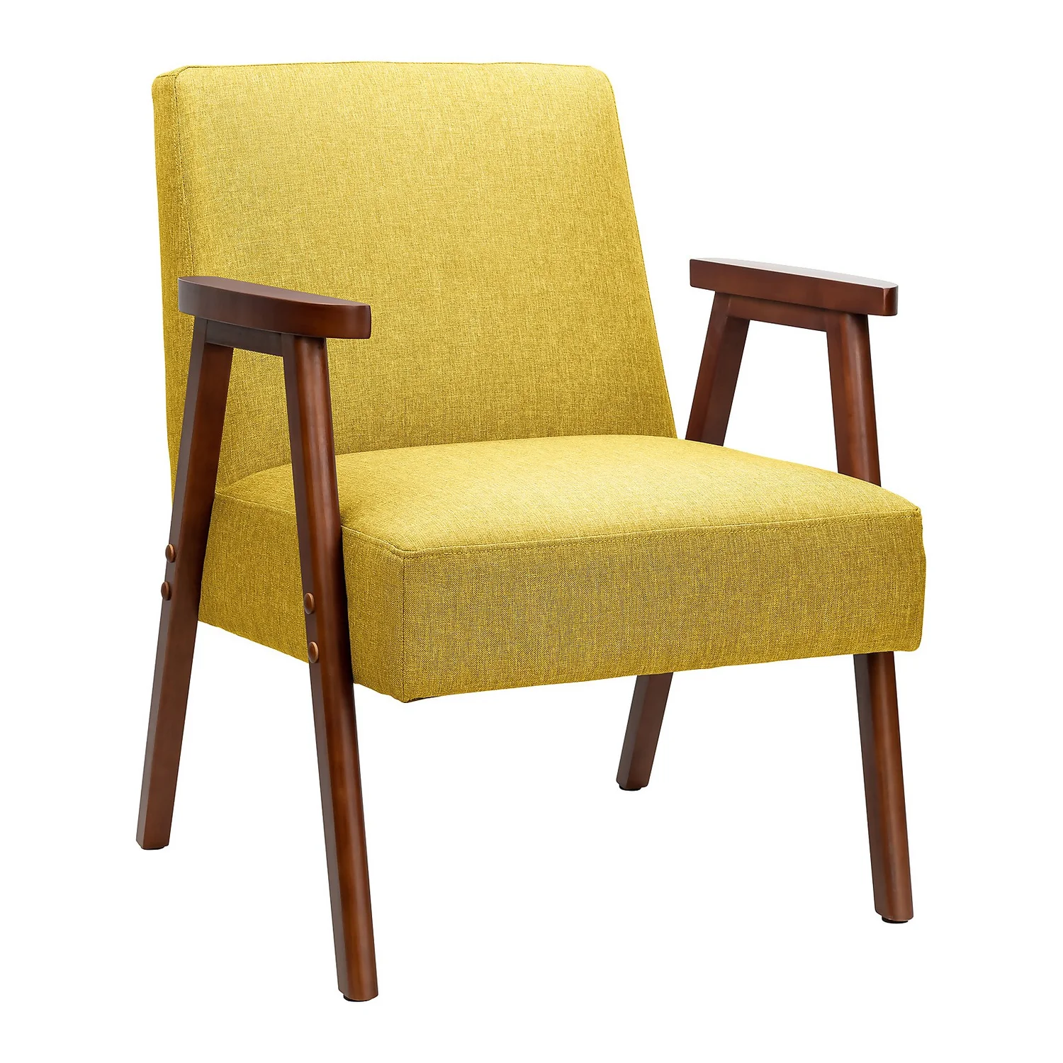 Alex Mid Century Armchair - Ochre 3 Alex Mid Century Armchair - Ochre