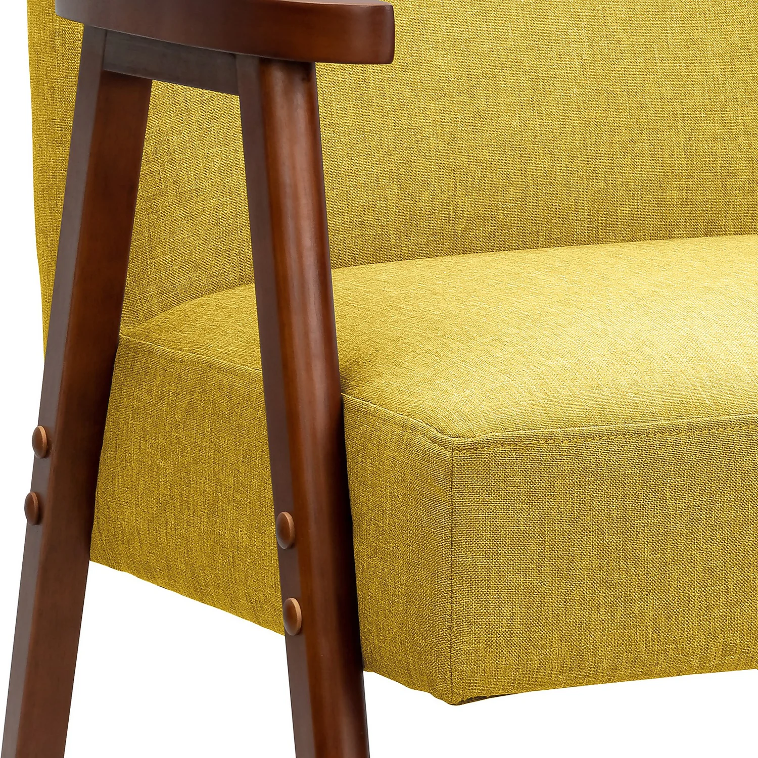 Alex Mid Century Armchair - Ochre 8 Alex Mid Century Armchair - Ochre - Image 6