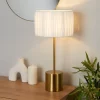 Raffia Table Lamp - White & Gold 1 Raffia Table Lamp - White & Gold -Curver Store 13525827 1885042052902241