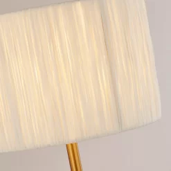 Raffia Table Lamp - White & Gold 12 Raffia Table Lamp - White & Gold -Curver Store 13525827 8194956834988512