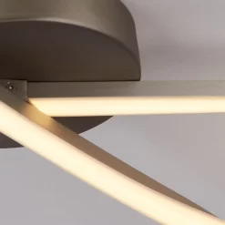 Austin LED Flush Ceiling Light - Satin Nickel 10 Austin LED Flush Ceiling Light - Satin Nickel -Curver Store 13528462 9994976242665492