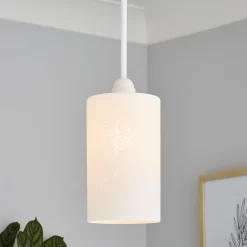 Shea Glass Easy Fit Shade - White