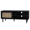 Kubu Rattan TV Stand - Black 1 Kubu Rattan TV Stand - Black -Curver Store 13633729 6404974679637019