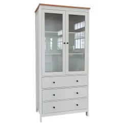 Ren Tall Storage Cabinet - White