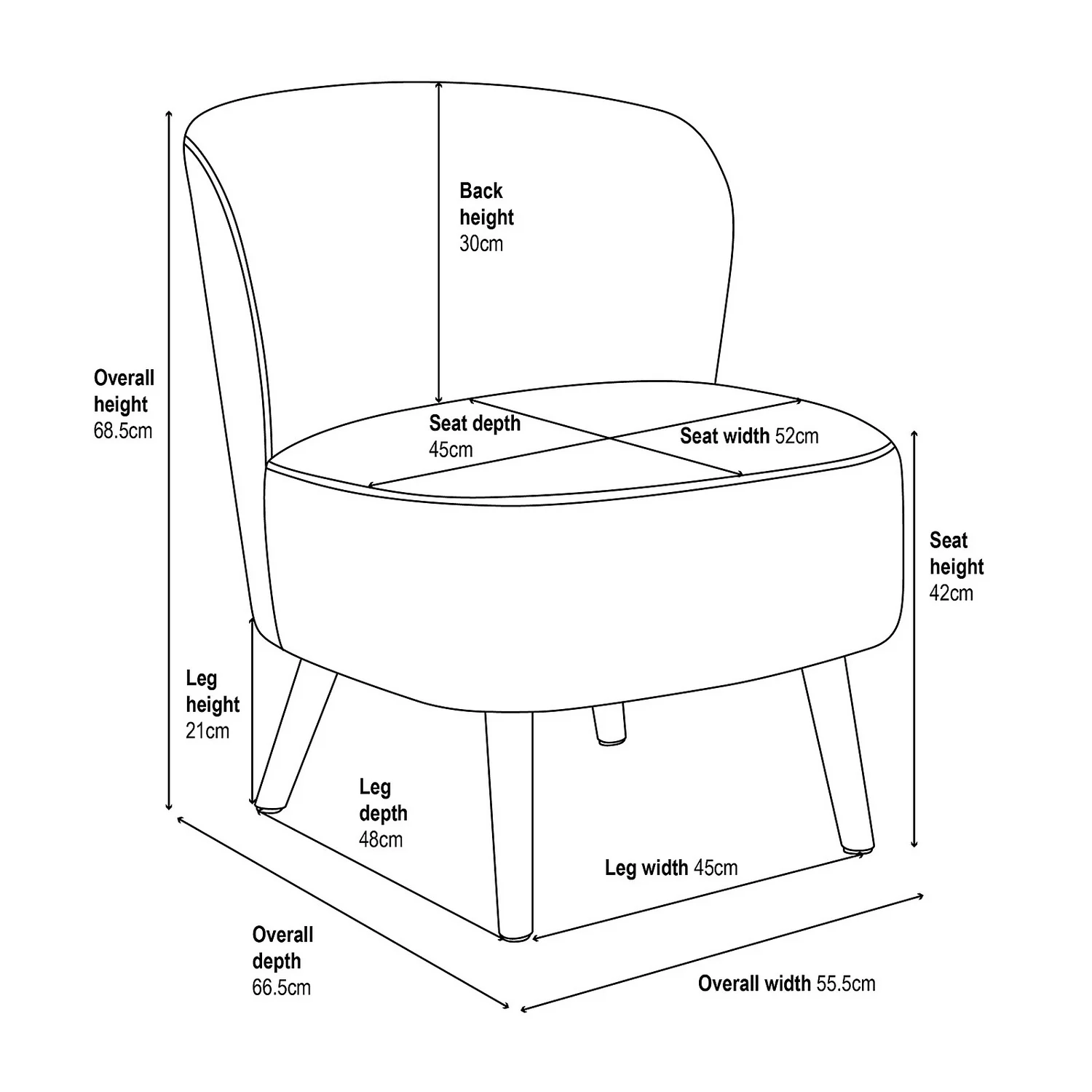 Amy Occasional Chair - Chalbury Sage 10 Amy Occasional Chair - Chalbury Sage - Image 8
