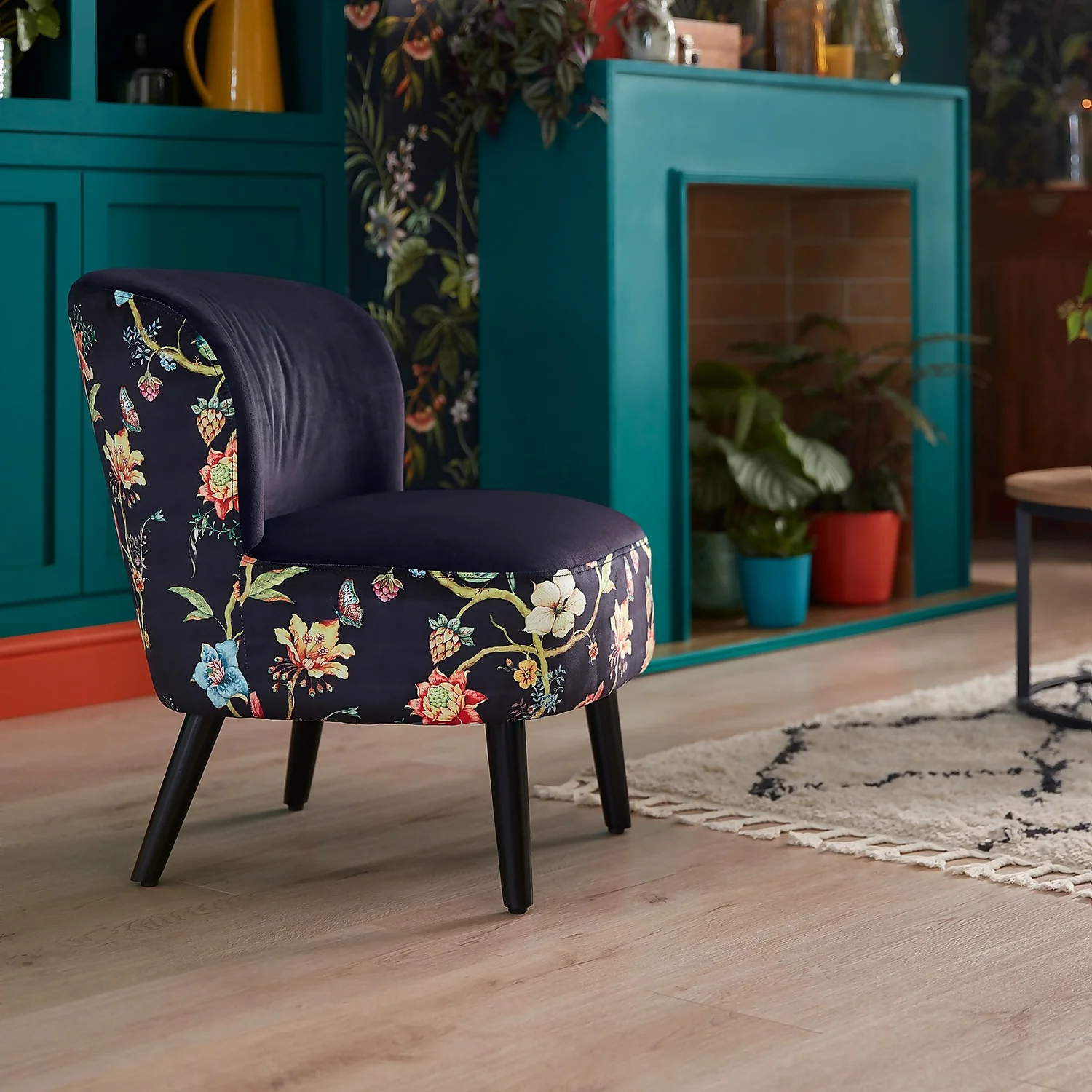 Amy Occasional Chair - Curiosity Navy 4 Amy Occasional Chair - Curiosity Navy - Image 2