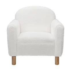 Barry Boucle Armchair - Cream -Curver Store 13644170 7085003705256426