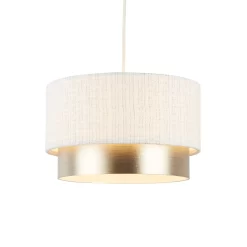 Amelie Two Tier Easy-Fit Light Shade - Champagne