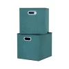 Clever Cube Fabric Insert - Set Of 2 - Jade Green 1 Clever Cube Fabric Insert - Set Of 2 - Jade Green -Curver Store 13911395 2124981912809501