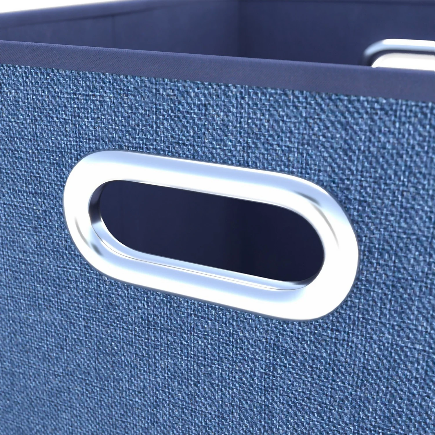 Clever Cube Fabric Insert - Set Of 2 - Steel Blue 5 Clever Cube Fabric Insert - Set Of 2 - Steel Blue - Image 3