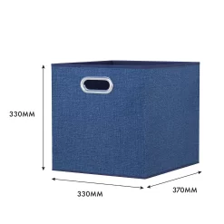 Clever Cube Fabric Insert - Set Of 2 - Steel Blue 11 Clever Cube Fabric Insert - Set Of 2 - Steel Blue -Curver Store 13911397 2654981913057490