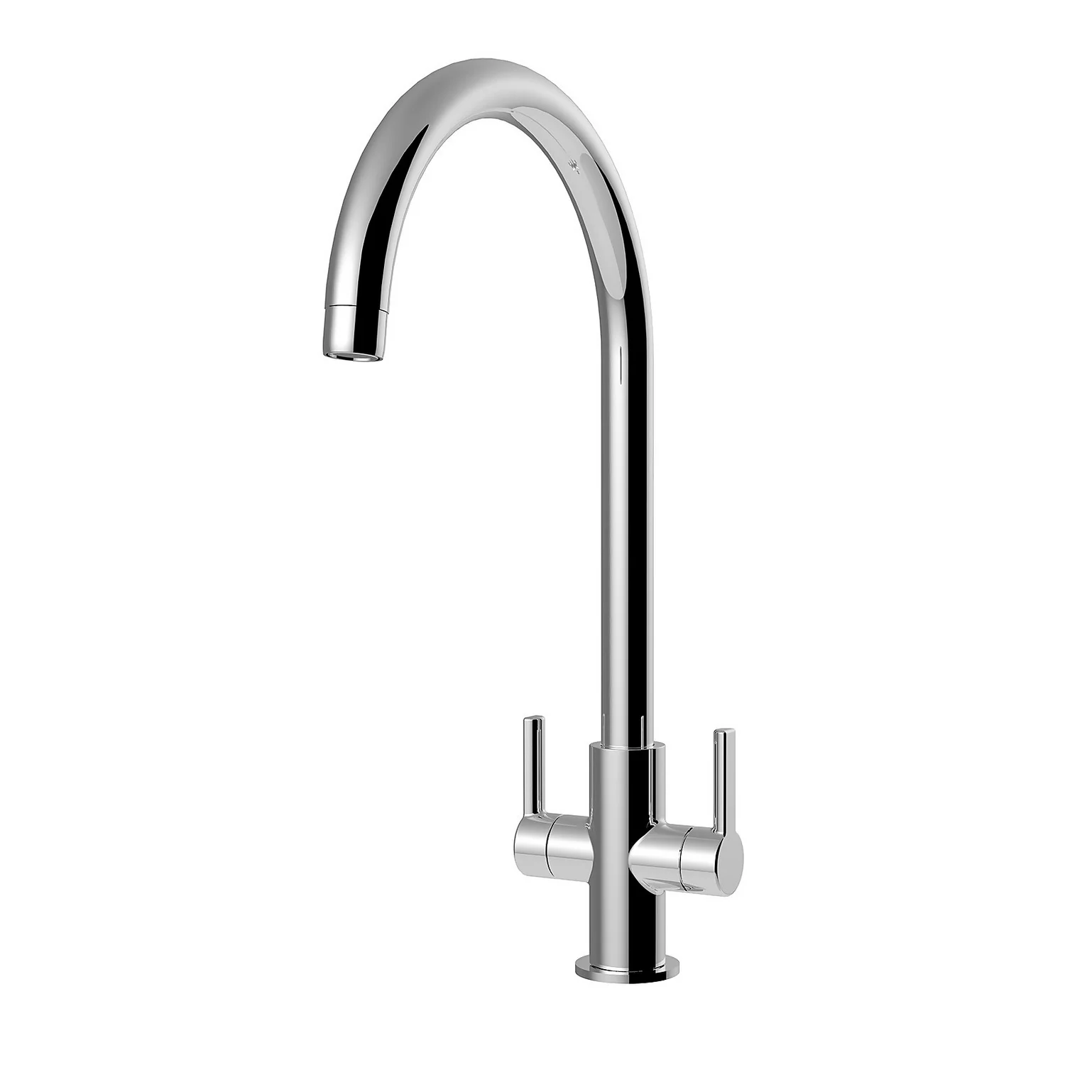 Franke Lina Twin Lever Tap Chrome 3 Franke Lina Twin Lever Tap Chrome