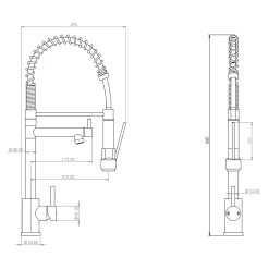 Rona Pull And Spray Tap - Brushed Steel 9 Rona Pull And Spray Tap - Brushed Steel -Curver Store 13928923 1934998571304271