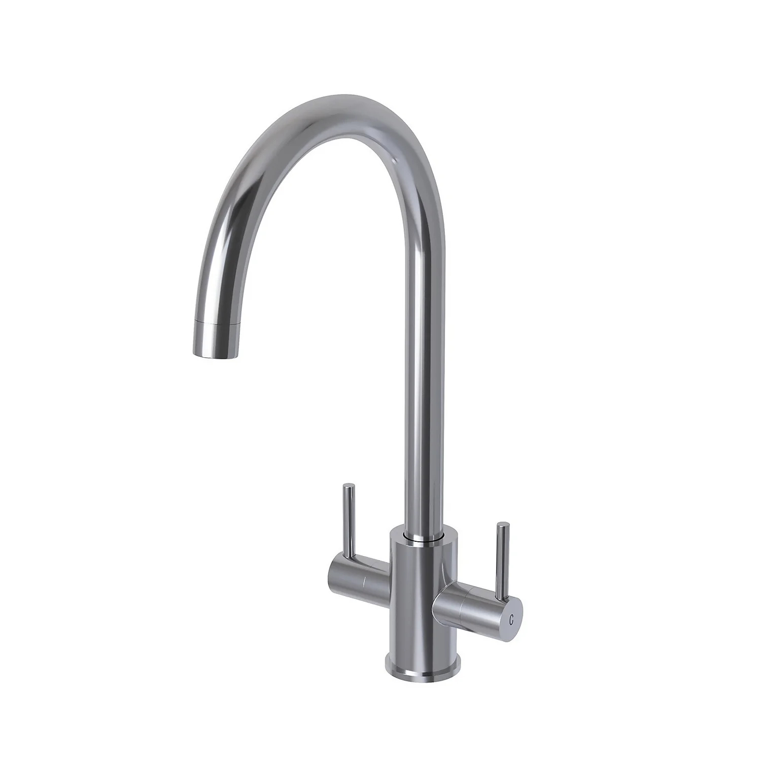 Leonie Twin Lever Tap - Chrome 3 Leonie Twin Lever Tap - Chrome