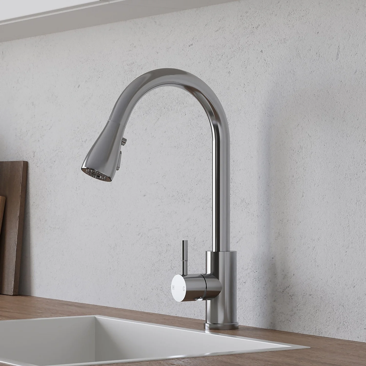 Leonie Pull And Spray Tap - Chrome 5 Leonie Pull And Spray Tap - Chrome - Image 3