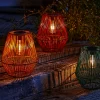 Homebase Edit Solar Rope Lantern - 30cm (Assorted Colours) 1 Homebase Edit Solar Rope Lantern - 30cm (Assorted Colours) -Curver Store 13956316 6275002413816267