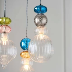 Elgin Cluster Pendant Ceiling Light - Multicoloured & Chrome 14 Elgin Cluster Pendant Ceiling Light - Multicoloured & Chrome -Curver Store 14301808 1735038439668332