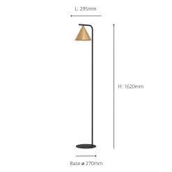 Eglo Narices Floor Lamp - Black & Brushed Brass 10 Eglo Narices Floor Lamp - Black & Brushed Brass -Curver Store 14302958 1085038223666880